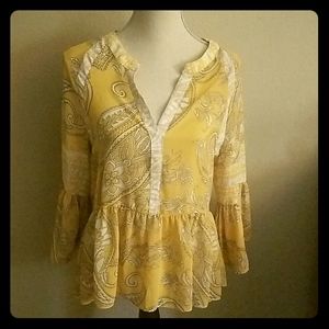 Soho New York & Company yellow blouse